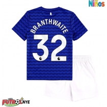 Camiseta Everton Jarrad Branthwaite #32 Primera Equipación para niños 2025-26 manga corta (+ pantalones cortos)